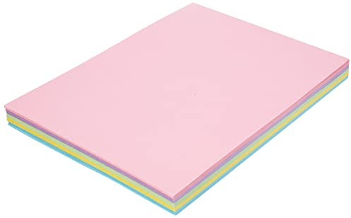 House of Card & Paper Papier A4 160 g/m² Assorted Pastel Colours (Pack of 100 Sheets)