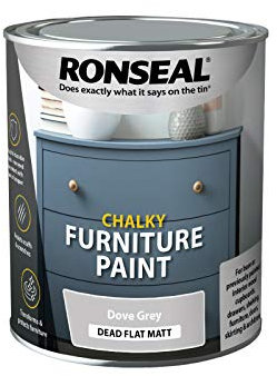 Ronseal Chalky Furniture Paint 750ml Dove Grey