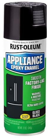 Rust-Oleum 7886830 Specialty Appliance Epoxy Spray Paint, 12 oz, Black