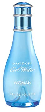 Davidoff Cool Water Eau de Toilette para ella | Fragancia femenina con notas de sandía, floral y de musgo | Intensidad media | 50ml