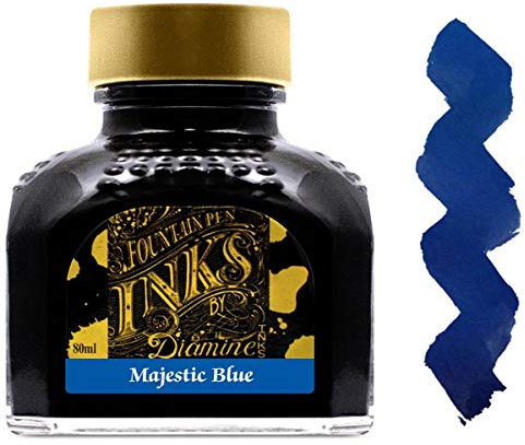 Diamine Majestic Blue Tintenglas 80ml