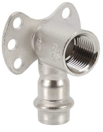 'Viega 2325.5 – Platte MURAL Sanpress 2325.5 22 x 1/2 Edelstahl