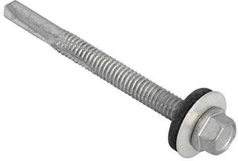 TechFast Heavy Duty Sheet to Steel Roofing Screws | 5.5 x 60mm | Elementech | Bag 50