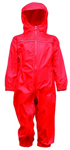 Regatta Kids Paddle Rain Suit - 6-12 Months - Classic Red