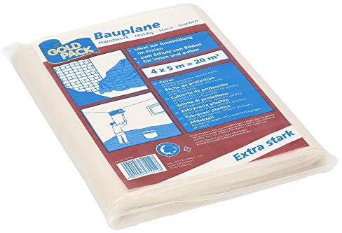 Bâche de protection en polyéthylène recyclé 4 x 5 m