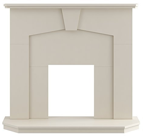 Adam Abbey Fireplace in Stone Effect, 48 Inch