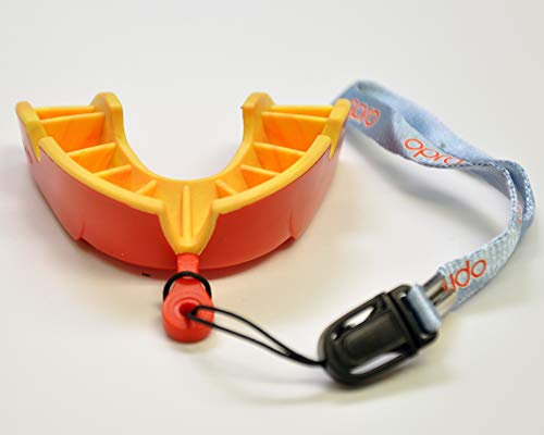 Opro Silver Zahnschutz (Strapped) Red - Yellow