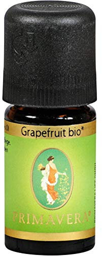PRIMAVERA Grapefruit bio 100% naturreines Ätherisches Öl, 5 ml ätherisches Öl