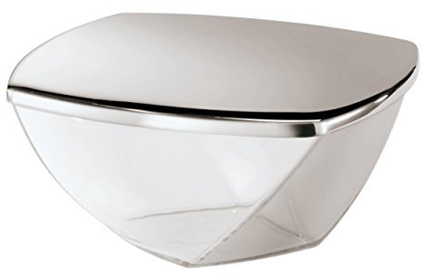 Sambonet Formaggiera in Policarbonato Serie Lucy PC - Inox, 11 x 11 cm, Argento, Quadrata, per Formaggio, Cod. 56979-11