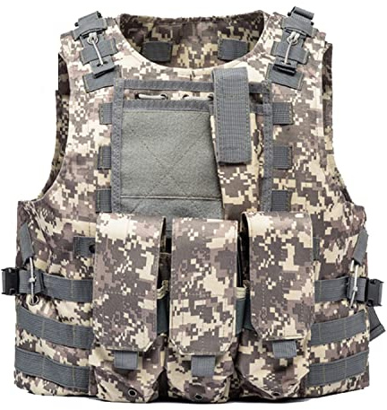 sfpong Gilet militaire tactique de chasse pour pour airsoft