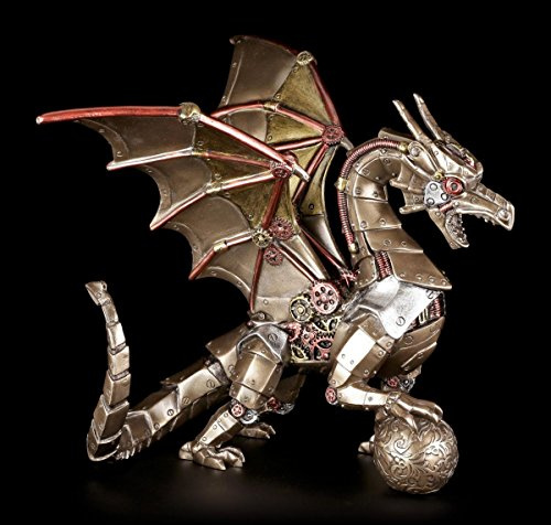 Steam Punk Dragón de figura Veronese – Dragón Figura decorativa Gótico figuras