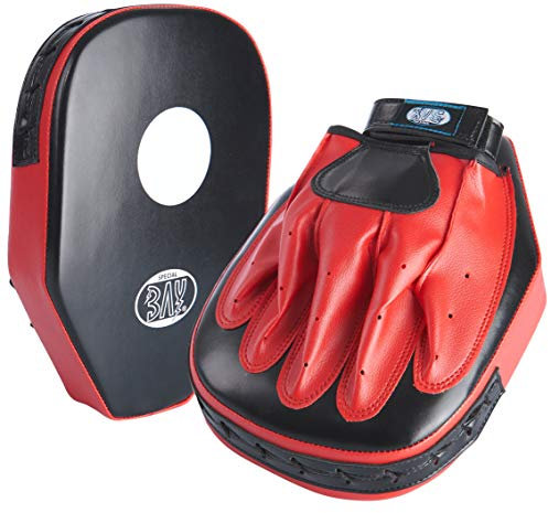 BAY Redstar Linear Handpratzen, Leder-PU Schlagpolster 2er Set