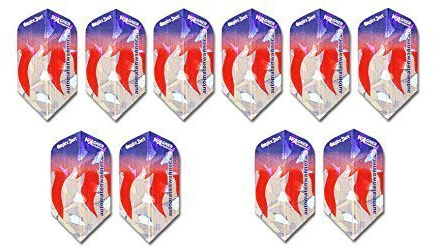 Wagner Automaten Dart Flights Sparpreis% Made by Empire®Dart (10 Sets (30 Stück), Flight WA Metallic Slim)