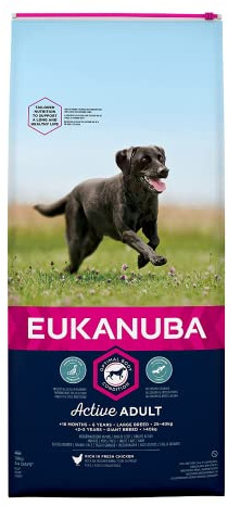 Eukanuba Erwachsene trocken Hundefutter für große Rassen Hähnchen, 12 kg - Large