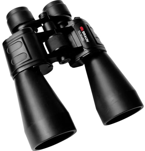 Braun 20117 BinocularZoom 10-30x60 Porro Binoculars - Black
