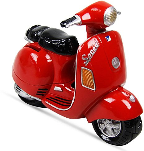 Udo Schmidt Spardose *Motorroller in rot*