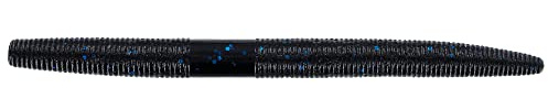Gary Yamamoto 5'' SENKO BLACK W/LARGE BLUE FLAKE (10 PACK)