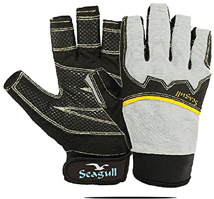 Azure Gants de voile respirants de qualité supérieure pour l'équitation, le cyclisme, le ski, la pêche, la voile, la course à pied, la randonnée, l'intérieur et l'extérieur pour homme et femme (taille