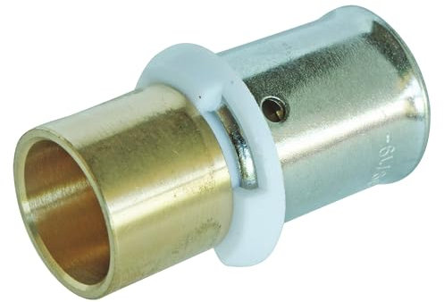 SOMATHERM FOR YOU, Raccord à sertir PER Ø16 et à souder sur tube cuivre Ø14 - Installation rapide et fiable, compatible avec profils H, U, RF - Normé ACS, pression max 10 bars