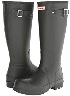 Hunter Herren Gummistiefel, Dunkles Olive, 47 EU