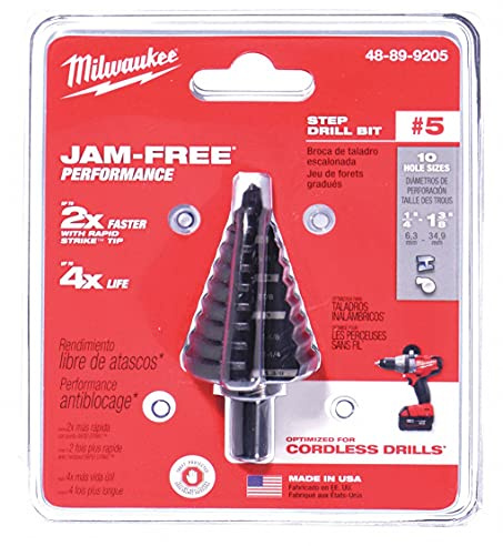 Milwaukee 48-89-9205 Step Bit #5 1/4 - 1-3/8