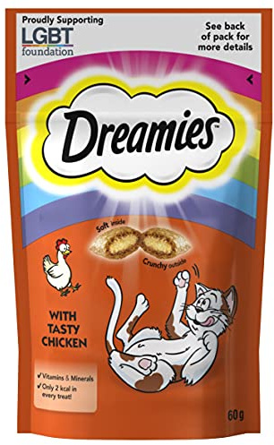 Dreamies Cat Treats with Tasty Chicken, 60g