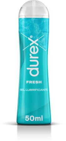 Durex Gel Fresh Lubrificante Intimo a Base D’Acqua, Effetto Fresco, 50 ml