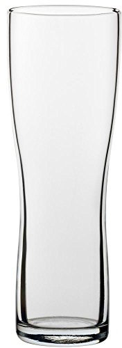 UTOPIA DEALS 20oz / 568ml Modern Hourglass Beer Glasses - Set of 6, Fully Toughened, Dishwasher Safe