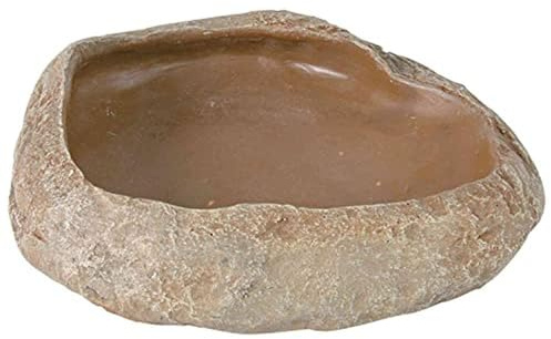 Trixie 76184 Vatten- och foderskål för reptiler, 19 × 5 × 16 cm