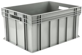 kaiserkraft | Contenitori impilabili Euro | capacità 165 l | lungh x largh x alt 800 x 600 x 415 mm | PE | grigio