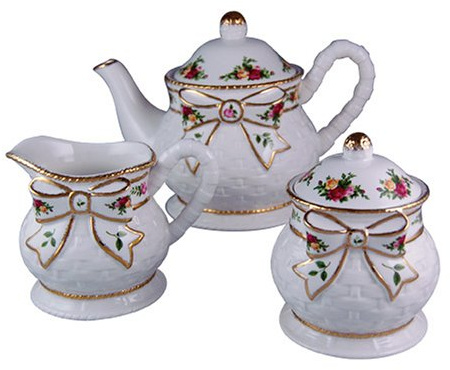 Royal Albert Old Country Roses Ensemble de thé 3 pièces