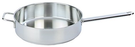 Demeyere Apollo Low Straight Sprang Pan, 280 mm, Silver