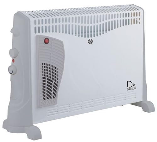 Drexon 743300 Convecteur mobile 2000 W avec turbo Blanc
