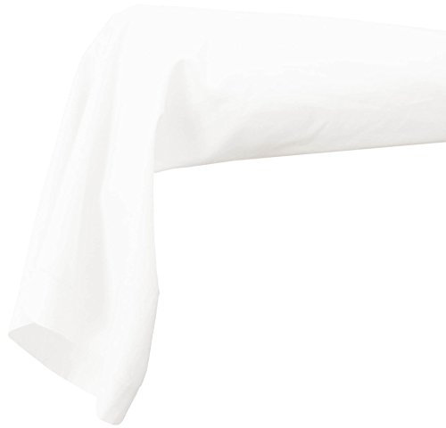 Bezug für Kopfkissenrolle, ultraweich, 100% Baumwolle, 57 Fäden/cm ², 85 x 185 cm, Weiß