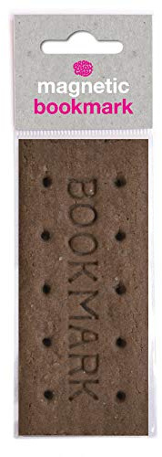 Brainbox Candy - Funny 'Biscuit' Magnetic Bookmark - Perfect Little Birthday Present for Him Her - Friends Book Lovers - Bookworms - Stocking Fillers