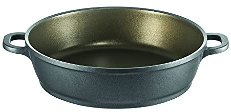 Berndes Vario Click Induction Plus Schmorpfanne 28 cm, Aluminiumdruckguss, Silber
