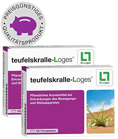 teufelskralle-Loges® - 200 Tabletten - Pflanzliches Arzneimittel bei Gelenkschmerzen