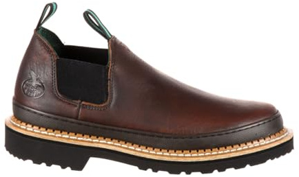 Georgia Giant Romeo Steel Toe Work Shoe, Soggy Brown, Size 8(M)