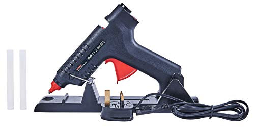 Amtech S1845 Cordless Hot Melt Glue Gun, 35W-80W, with Glue Sticks, Charging Base and Wire Stand