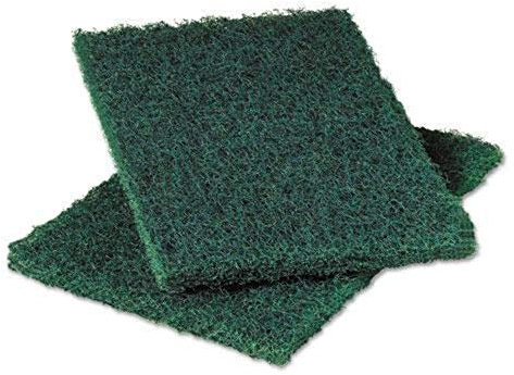 3M™ Scotch-Brite 86CC Heavy-Duty Scouring Pads, 6 x 9, Green, Pack of 10 Pads