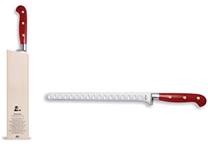 Coltellerie Berti Forgiati - Insieme Couteau à Saumon 92393 plexiglas Rouge