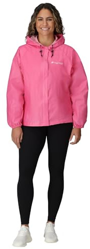 FROGG TOGGS Women's Ultra-Lite2 2-Layer Waterproof Breathable Rain Jacket, Pink, Small