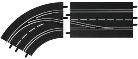 Carrera Digital 124/132 Lane Change Left Curve, in to Out