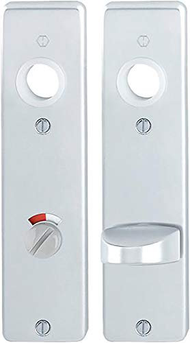 HOPPE ZT-Kurzschild 202KP WC Schausch./Schlitzk,E78 Alu, F1 eloxiert,Stück