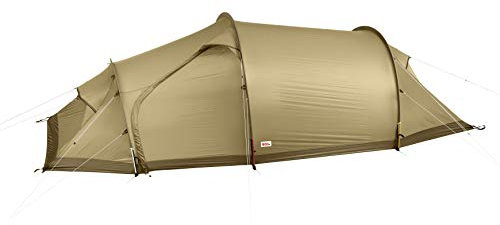 Fjallraven Unisex-Adult Abisko Shape 3 Tunnel Tent, Sand, Einheitsgröße