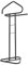 IDIMEX Herrendiener Camilo, praktischer Stummer Damen Diener mit Hosenbügel, schöner Kleiderbutler mit Sackohalter, moderner Kleiderständer in schwarz lackiert