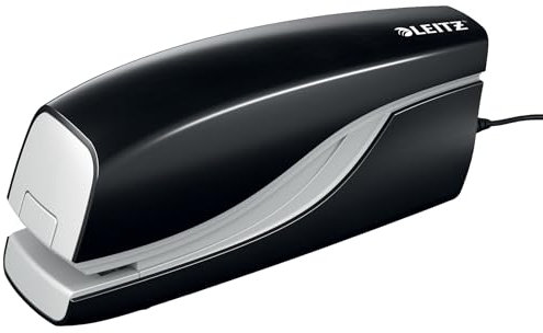 Leitz NeXXt 5532 grapadora eléctrica Grapado permanente 10 hojas - Grapadoras eléctricas (10 hojas, Cierre estándar, Negro, Corriente alterna, 49 mm, 155 mm)