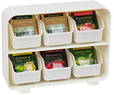 Mind Reader 'Clutch' Titolare Bustina di Tè e Condimento Organizzatore per 90 Bustine di Tè