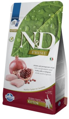Farmina Natural & Delicious N&D PRIME CAT CHICKEN & POMEGRANATE KITTEN 1.5KG