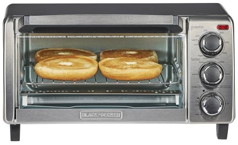 BLACK+DECKER TO1313SBD Toaster Oven, 15.47 Inch, Silver